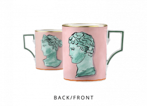 Ginori Il Viaggio Di Nettuno Pink Mug